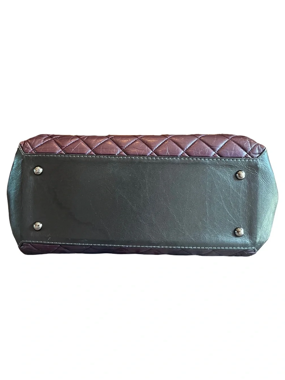 Chanel Fall 2012 Purple Lady Pearly Tote 17 Series Lambskin Karl Lagerfeld